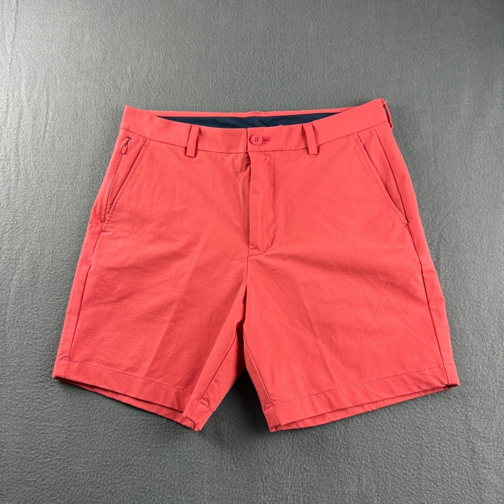 Vineyard Vines On The Go Shorts Men's 30 (Fits 33) Pink OTG Stretch Performance